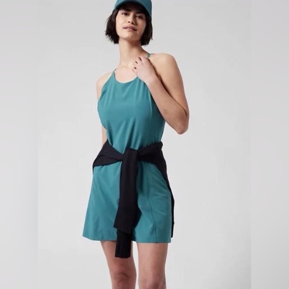 NWT ATHLETA Infinity Dress Borealis Green LP Large Petite
